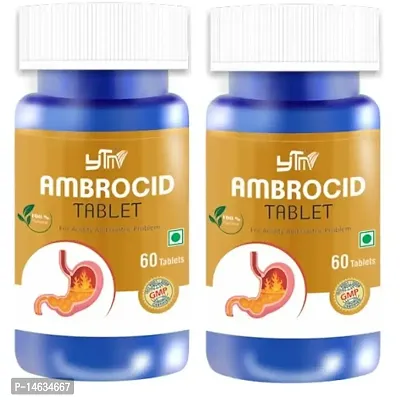 YTM Abrocid Tablet for Acidity  Gastric Problem (60 Tablets) Pack of 2-thumb0