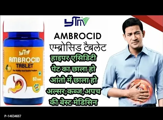 YTM Abrocid Tablet for Acidity  Gastric Problem (60 Tablets) Pack of 2-thumb4