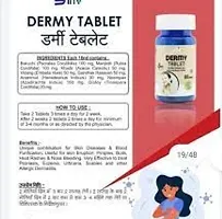 YTM Dermy Tablets for Skin Diseases  Powerful Blood Purifier (60 Tablets) Pack of 2-thumb1