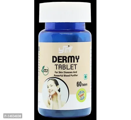 YTM Dermy Tablets for Skin Diseases  Powerful Blood Purifier (60 Tablets) Pack of 2-thumb3