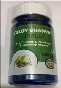 YTM Giloy Ghanvati Tables for Chronic  Viral Fever  Immunity Booster (120 Tablets)-thumb1