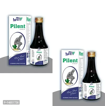 YTM Pilent Syrup Ayurvedic Syrup for Piles (200ml) Pack of 2