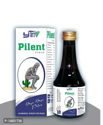 YTM Pilent Syrup Ayurvedic Syrup for Piles (200ml) Pack of 2-thumb2