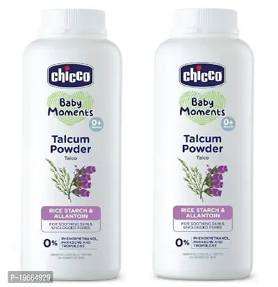 Chicco Baby Moments Talcum Powder (300g) Pack of 2