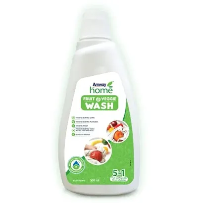 Amway Home Fruit  Veggie Wash 5 in 1 Cleaning Solution (500ml) Pack of 2 Items