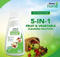 Amway Home Fruit  Veggie Wash 5 in 1 Cleaning Solution (500ml) Pack of 2 Items-thumb1