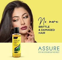 Assure Green Tea Extracts Moisture Rich Shampoo 200ml with Arnica Extracts Hair Oil 200ml - Combo Pack-thumb1