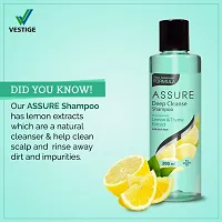 Assure Lemon-Thyme Deep Cleanse Shampoo and Hair Oil (Each, 200ml) with Olive and Honey Complexion Bar (75g) - Combo of 3 Items-thumb3