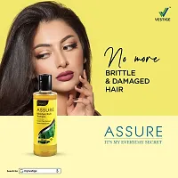 Assure Green Tea Extracts Moisture Rich Shampoo and Hair Oil (Each, 200ml) with Neem, Tulsi, Pudina Soap (100g) - Combo of 3 Items-thumb3