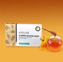 Assure Unique Blend of Kesar, Olive  Honey Complexion Bar (75g) Pack of 5-thumb1