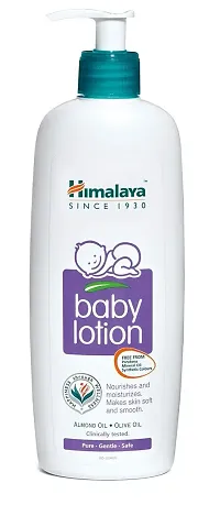 Himalaya Baby  Lotion 400ml and Baby Shampoo 200ml  with Refreshing Soap 75g - Combo of 3-thumb1