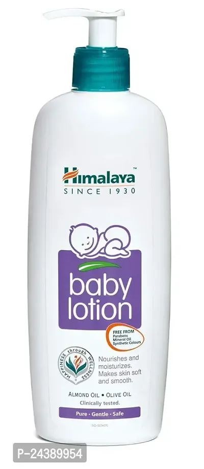 Himalaya Baby  Lotion 400ml and Baby Shampoo 200ml  with Refreshing Soap 75g - Combo of 3-thumb2