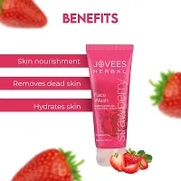 Jovees Herbal (Grape and Strawberry) Face Wash for Men and Women (Each, 120ml) Combo of 2-thumb2