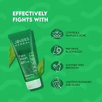 Jovees Herbal (Grape and Neem) Face Wash for Men and Women (Each, 120ml) Combo of 2-thumb3