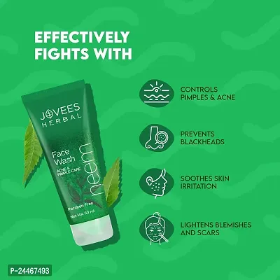 Jovees Herbal (Grape and Neem) Face Wash for Men and Women (Each, 120ml) Combo of 2-thumb4