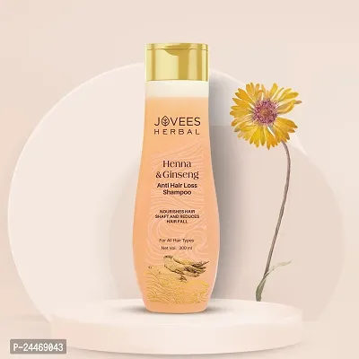 Jovees Herbal Henna  Ginseng Anti Hair Loss Shampoo (300ml)-thumb3