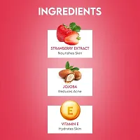 Jovees Herbal Strawberry Face Wash 120ml with Saffron  Bearberry Fairness Cream (60g) - Combo of 2-thumb3