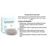 Sofwash 3 in 1 Benefit White Pearl Soap (4 Unit X 75 g)  Pack of 3-thumb4