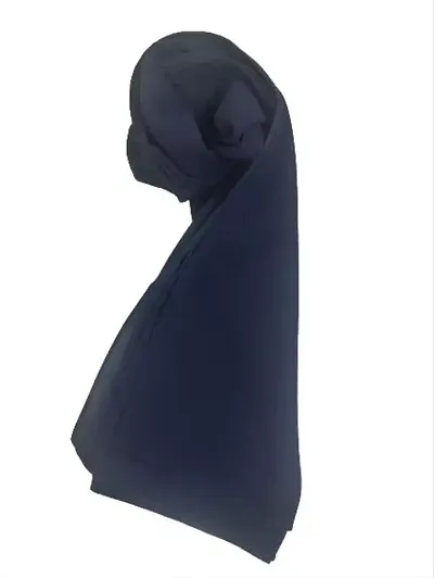 Elegant Georgette Solid Hijab for Women Combo Sets