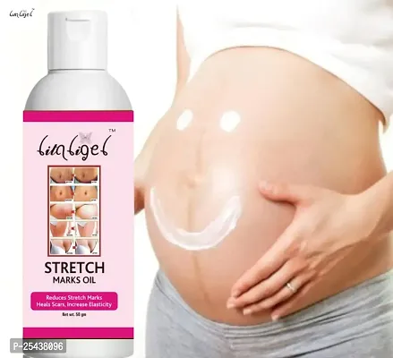 Repair Stretch Marks Removal - Natural Heal Pregnancy Breast, Hip, Legs, Mark oil Stretch Marks And Scars Creams  Oils 50 ml pack of 1 Litaligel Stretch marks oil