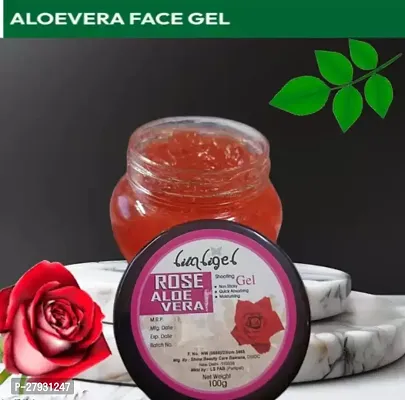 litaligel rose aloevera shooting  gel non sticky quick absorbing moisturizing