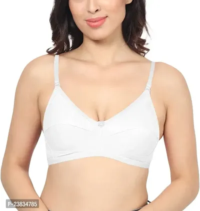 Stylish Multicoloured Cotton Solid Bras Set For Women Pack Of 6-thumb3
