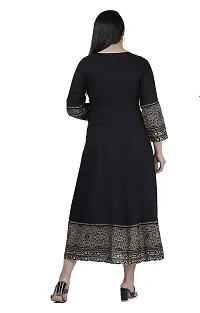 KHUSHI Women Rayon Printed Anarkali Kurti for Women  Girls Party  Festivel Wear-thumb1