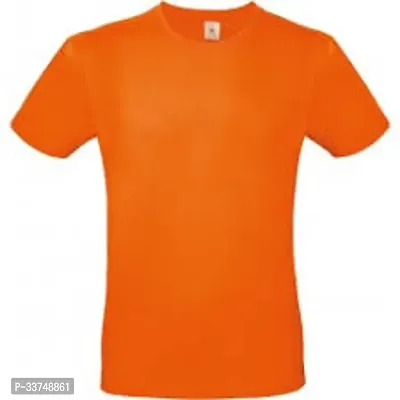 Stylish Solid Polyester Tshirt for Men-thumb0