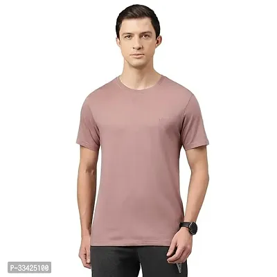 Stylish Slim Fit Elastane Blend Half Sleeve Casual T-Shirt-thumb0