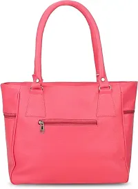 Stylish Pink PU Handbag For Women-thumb3