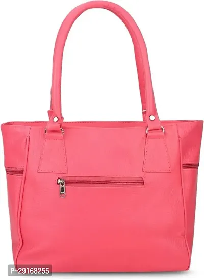 Stylish Pink PU Handbag For Women-thumb4