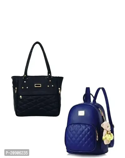 KGN DESIGN Women Shoulder Bags, Purse For Women, Hand Bag for Women bags for women stylish Combo Pack - Black  RoyalBlue