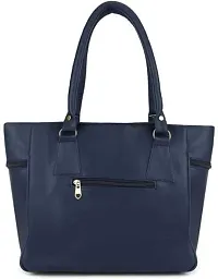 Stylish Blue PU Handbag For Women-thumb2