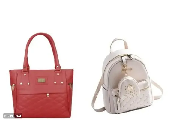 KGN DESIGN Women Shoulder Bags, Purse For Women, Hand Bag for Women bags for women stylish Combo Pack - Mahroon  Grey