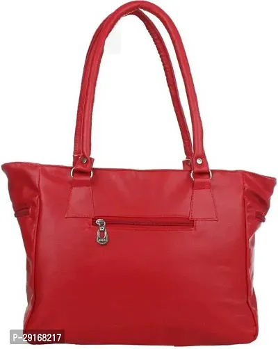 Stylish Red PU Handbag For Women-thumb2