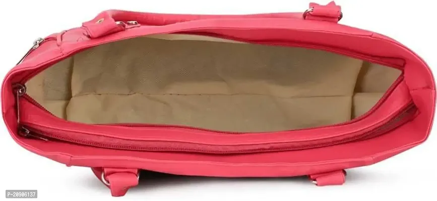 KGN DESIGN Women Shoulder Bags | Purse For Women | Hand Bag for Women |bags for women stylish Combo Pack (Pink) (Pack of 2)-thumb2