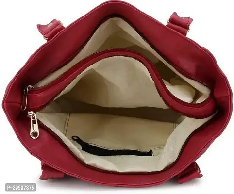KGN DESIGN Women Shoulder Bags | Purse For Women | Hand Bag for Women |bags for women stylish Combo Pack (Maroon) (Pack of 2)-thumb3