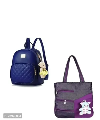 KGN DESIGN Women Shoulder Bags, Purse For Women, Hand Bag for Women bags for women stylish Combo Pack - RoyalBlue  Purple