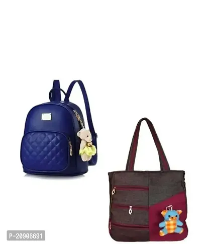 Bag Kingdom - Elegant Black beauties. Combo bags. Handbag, lunch bag, pouch  in jute kalamkari mix. Handbag_16*12.5*7.5