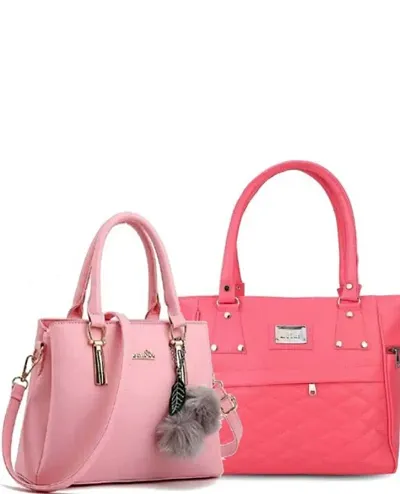 KGN DESIGN Stylish Women Handbags 2p Combo,