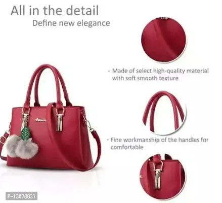 Womens PU leather handbags, shoulder bag purse with long strap, hand held bag collection