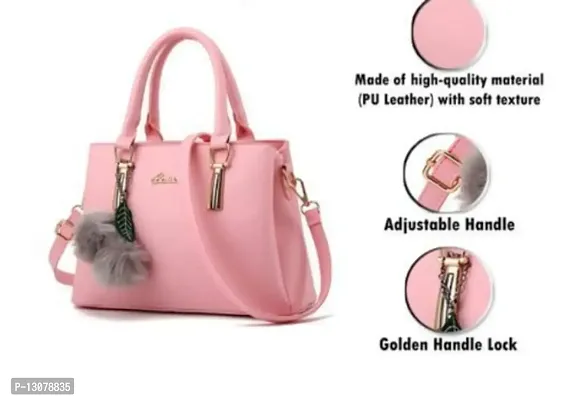 Womens PU leather handbags, shoulder bag purse with long strap, hand held bag collection-thumb0