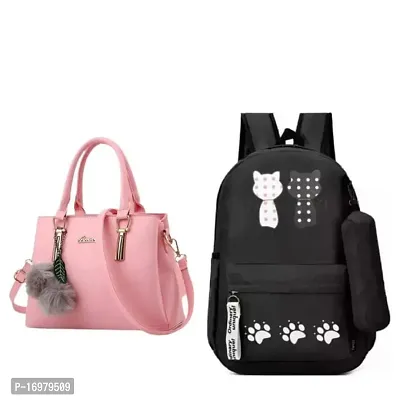 handbags for women backpack for women purse women handbag party wear combo