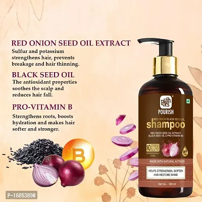 POURISH Red Onion Black Seed Oil Ultimate Hair Care Kit Net Vol  (4 Items in the set)-thumb3