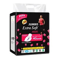 Extra Maxi Soft and Comfortable XXXL Jumbo Sanitary Pad for Women and Girls, Day and Night Secure Protection (Pack Of 1, 40 Pads)-thumb2