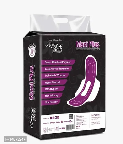 Always Secure maxi plus drynet Sanitary Napkin Pads for women jumbo(pack of 2)-thumb2
