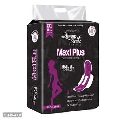 Always Secure maxi plus drynet Sanitary Napkin Pads for women jumbo XXL(pack of 1)