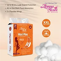 Always Secure Soft Cottany Sanitary Pads for Womens  Girls With Wings 290MM XXL Size 40 Pads(pack of 1)-thumb1