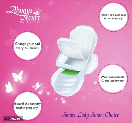 Always Secure Anion chip Cottony Soft Shield Sanitary Pads for Womens  Girls. XL+(290 mm)(35 Pads)-thumb4