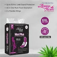 Always Secure Drynet Soft Shield Sanitary Pads for Womens  Girls With 4 Wings 290MM XXL Size 40 Pads(pack of 1)-thumb1